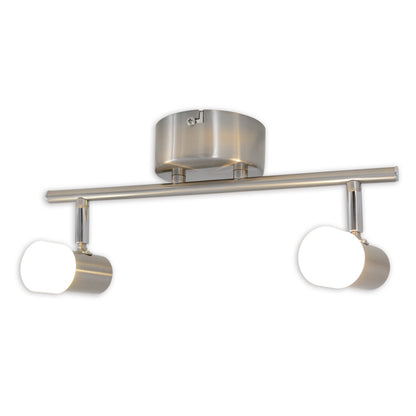 2er LED-Wand-u. Deckenspot "MALAGA" l:34cm