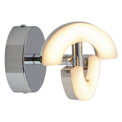 1er LED Wand-/Deckenspot "AFFI" H: 13,5cm