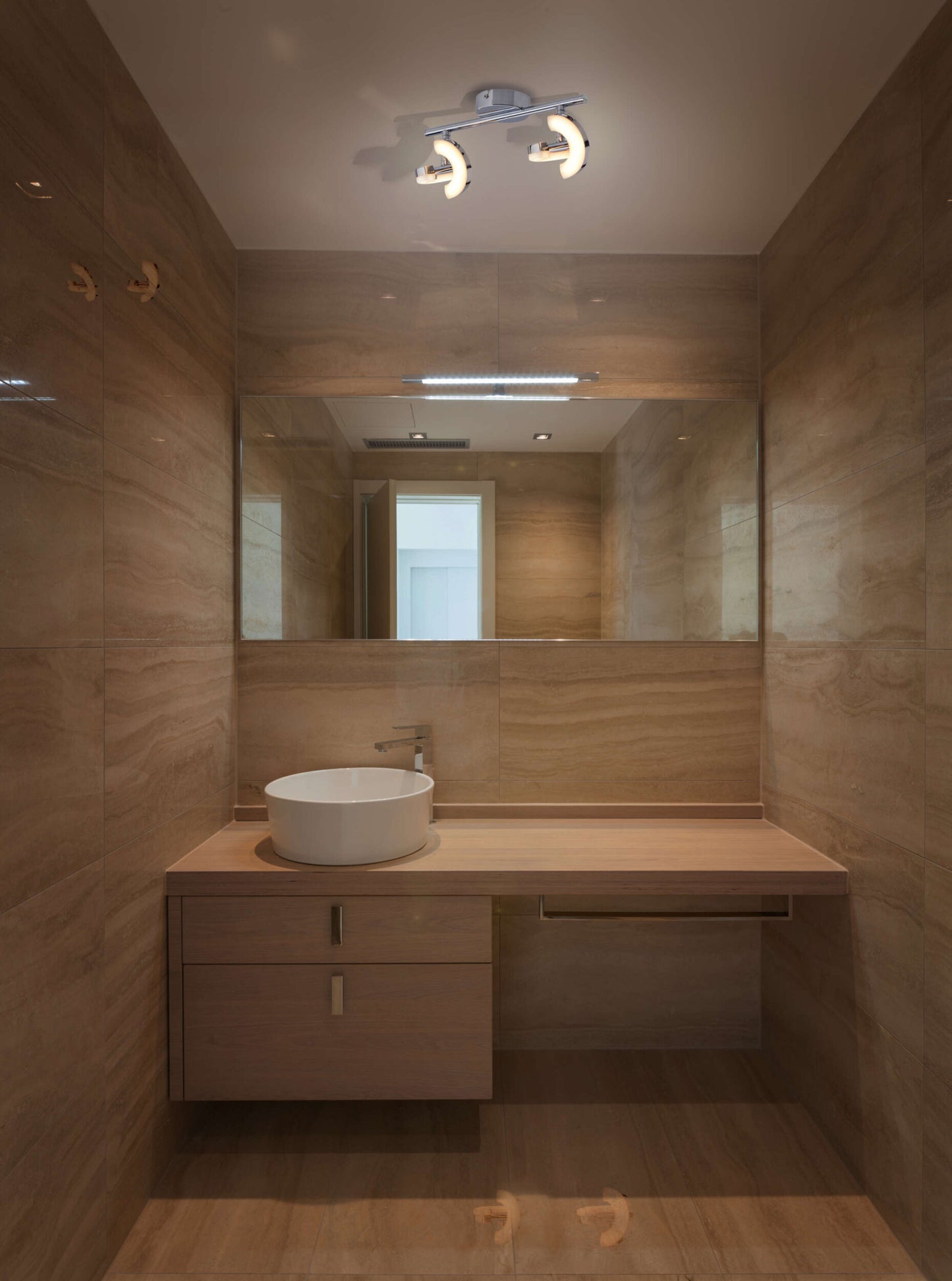 2er LED Wand- / Deckenspot "AFFI"