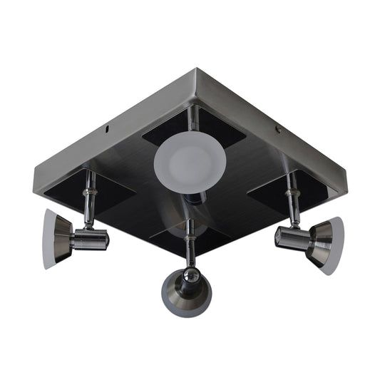 4er LED-Deckenleuchte "JERICHO" d:28cm