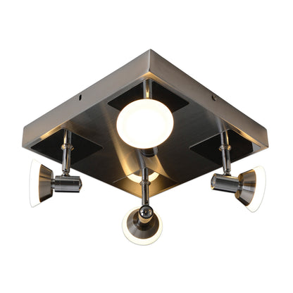 4er LED-Deckenleuchte "JERICHO" d:28cm