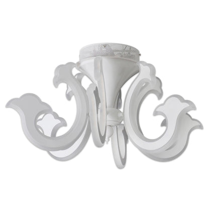 LED-Krone weiß d: 66cm "LUDWIG"