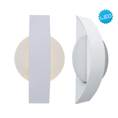 LED Wandleuchte "STAN" L: 24cm weiß