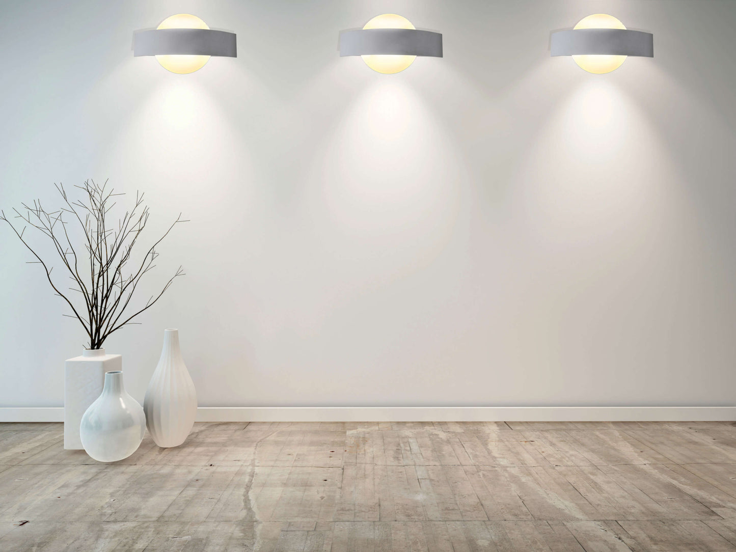 LED Wandleuchte "STAN" L: 24cm weiß