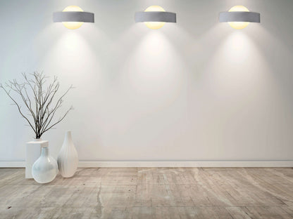 LED Wandleuchte "STAN" L: 24cm weiß