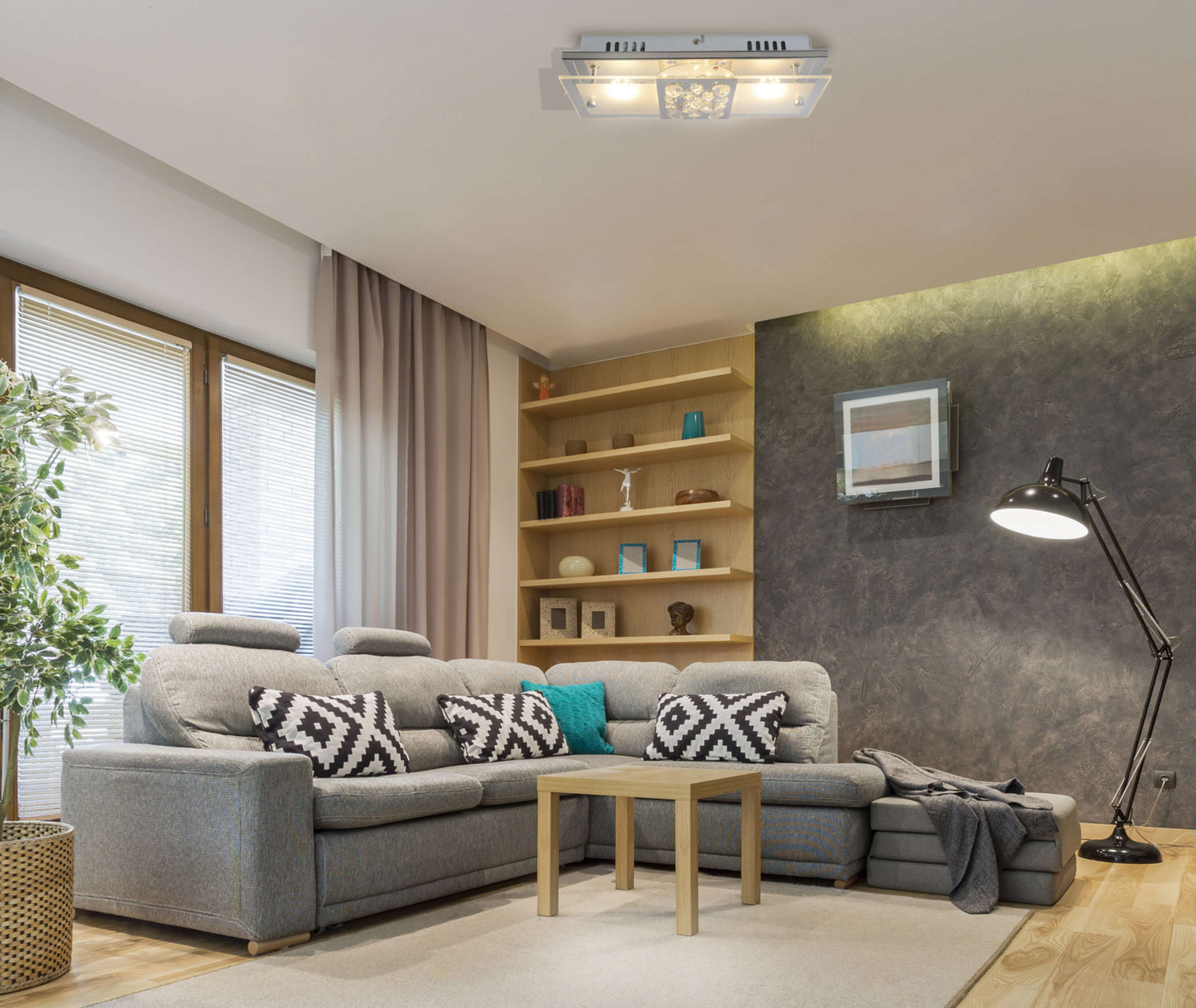 LED Deckenleuchte "CHUR" l:30cm