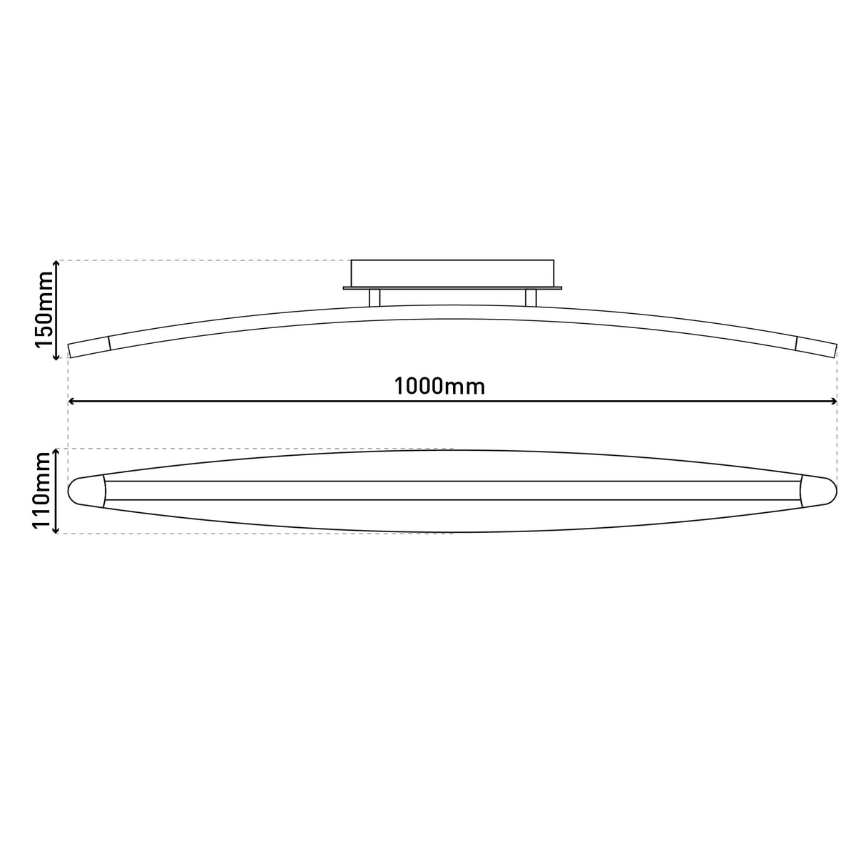 LED Deckenleuchte "BOW"