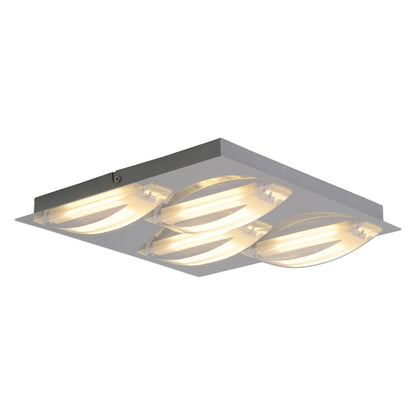 LED Deckenleuchte "CHUR" L/B: 30cm