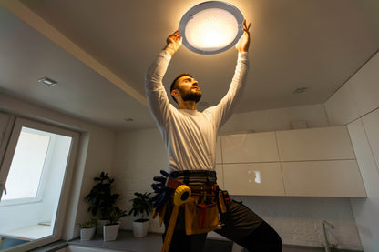LED-Glasdeckenleuchte d:30cm