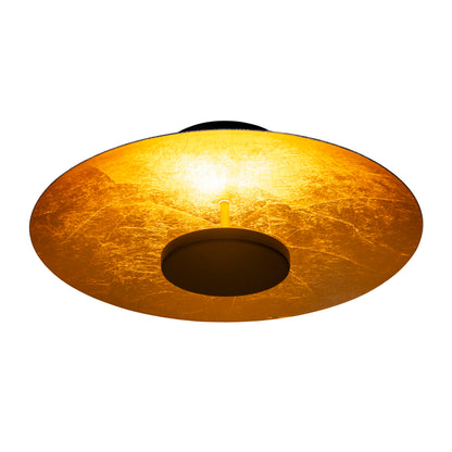 LED Deckenleuchte "FIRENZE" Ø: 30cm schwarz/gold