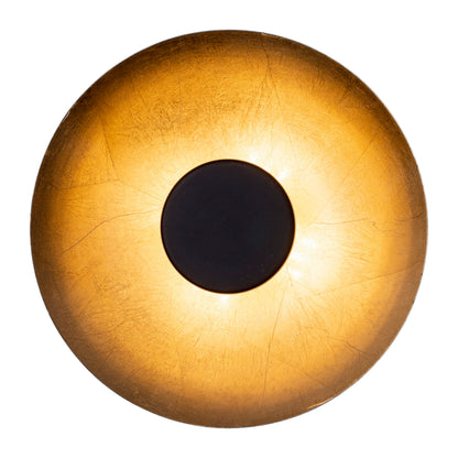 LED Deckenleuchte "FIRENZE" Ø: 30cm schwarz/gold