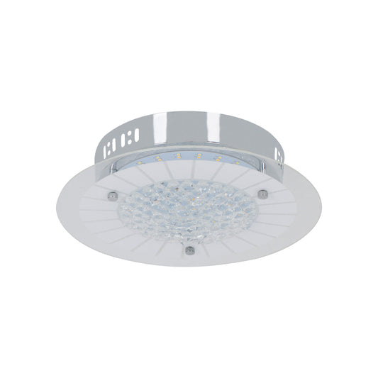 LED Deckenleuchte "CHUR" mit Kristalleffekt
