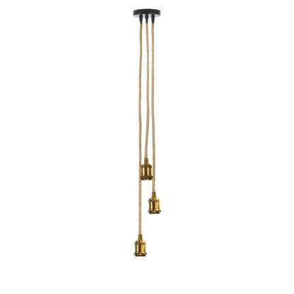 3er Metallbaldachin "ONTARIO" H: 85cm inkl. Hanfseil