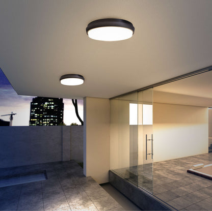 LED Außendeckenleuchte "MIO" IP54 Ø: 17,5cm