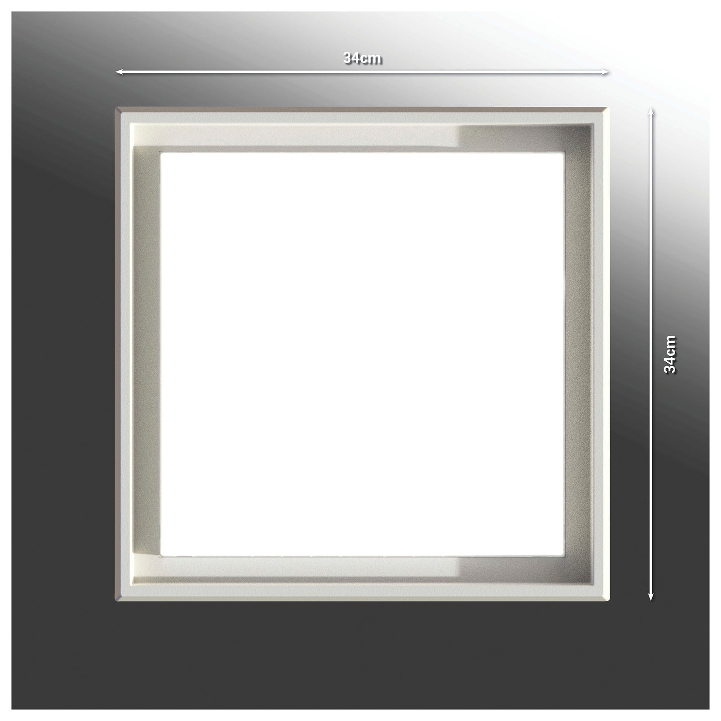 LED Außendeckenleuchte IP54 "MIO" s:34cm