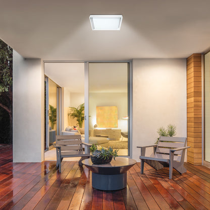 LED Außendeckenleuchte IP54 "MIO" s:34cm