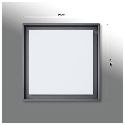 LED Außendeckenleuchte IP54 "MIO" s:34cm