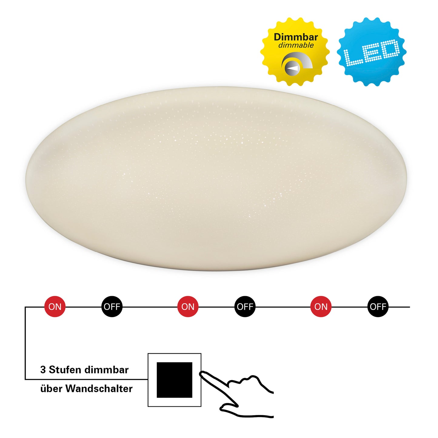 LED Deckenleuchte "RAVENNA" Ø:52cm