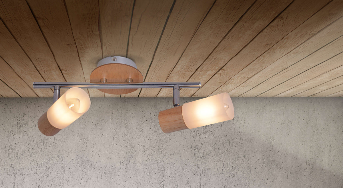 2er Wand-/ Deckenspot "TODTNAU" L: 39cm
