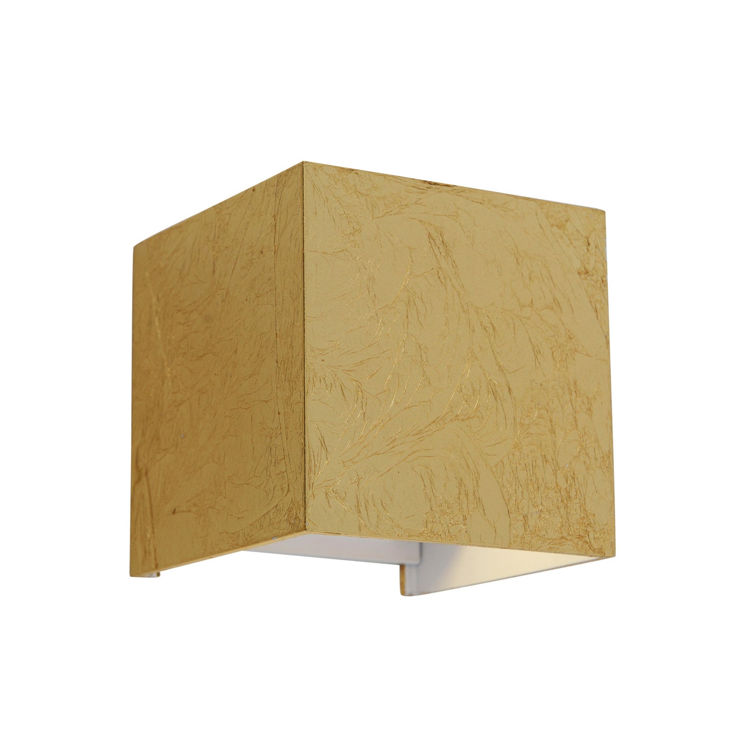 Wandleuchten - LED Wandleuchte "Pisa", Wandlampe im Modern Style, aus Metall in gold, 10 cm hoch, Ø 10 cm, 10 cm tief, inkl. LED