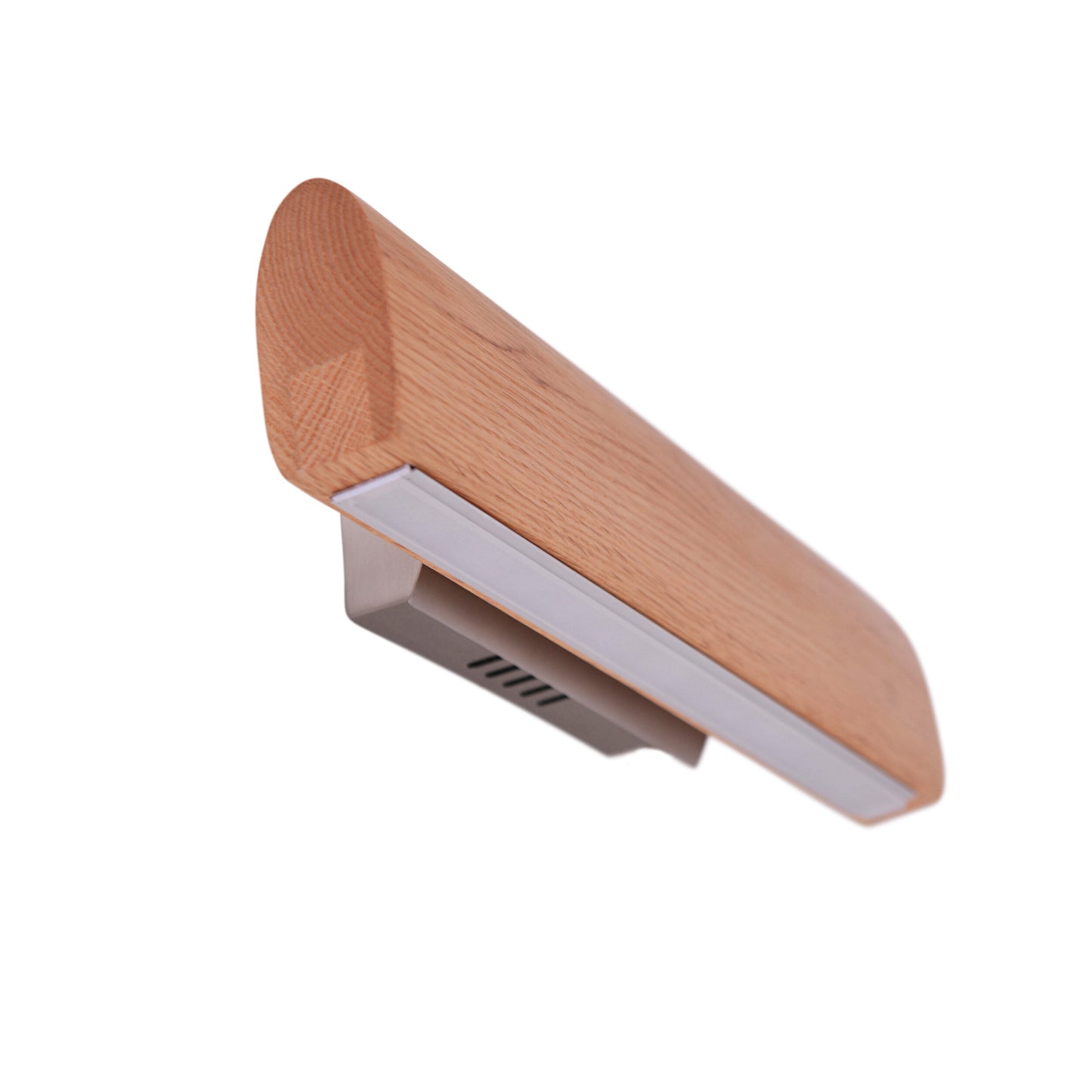 LED Wandleuchte "RONDO" L: 35cm braun