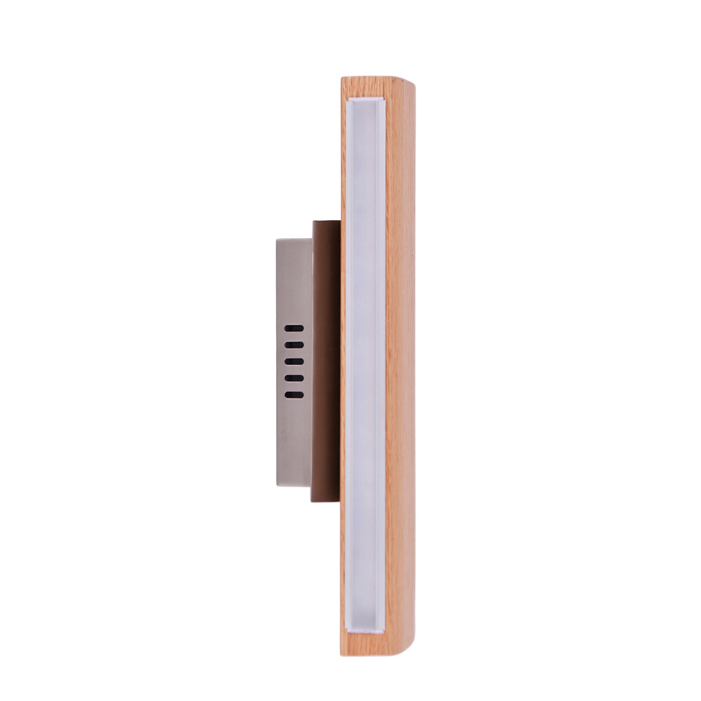 LED Wandleuchte "RONDO" L: 35cm braun