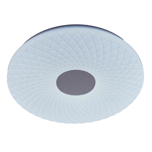 LED Deckenleuchte "PORTO" mit Kristalleffekt d: 48cm