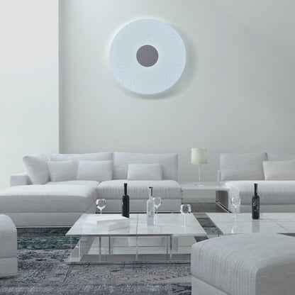 LED Deckenleuchte "PORTO" mit Kristalleffekt d: 48cm