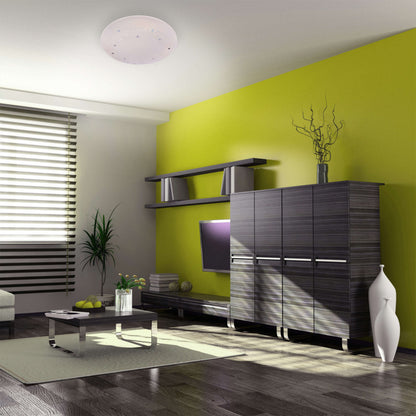 LED Deckenleuchte "LISSABON" inkl. Kristalleffekt Ø: 61cm