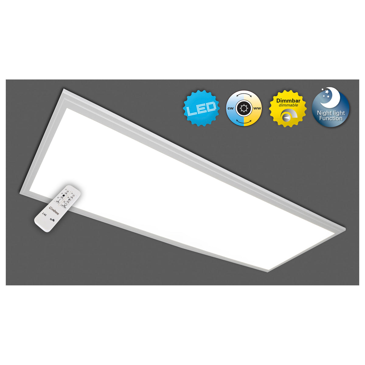 LED Panel-Deckenleuchte "SALTA"