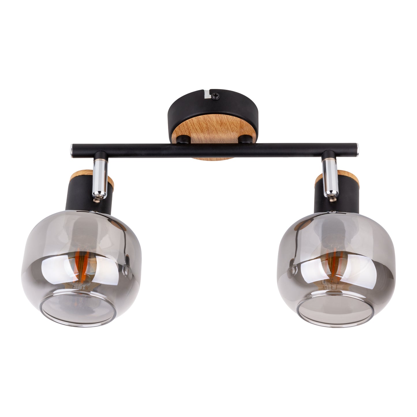 2er Spot Deckenleuchte "FUMOSO" L: 40cm