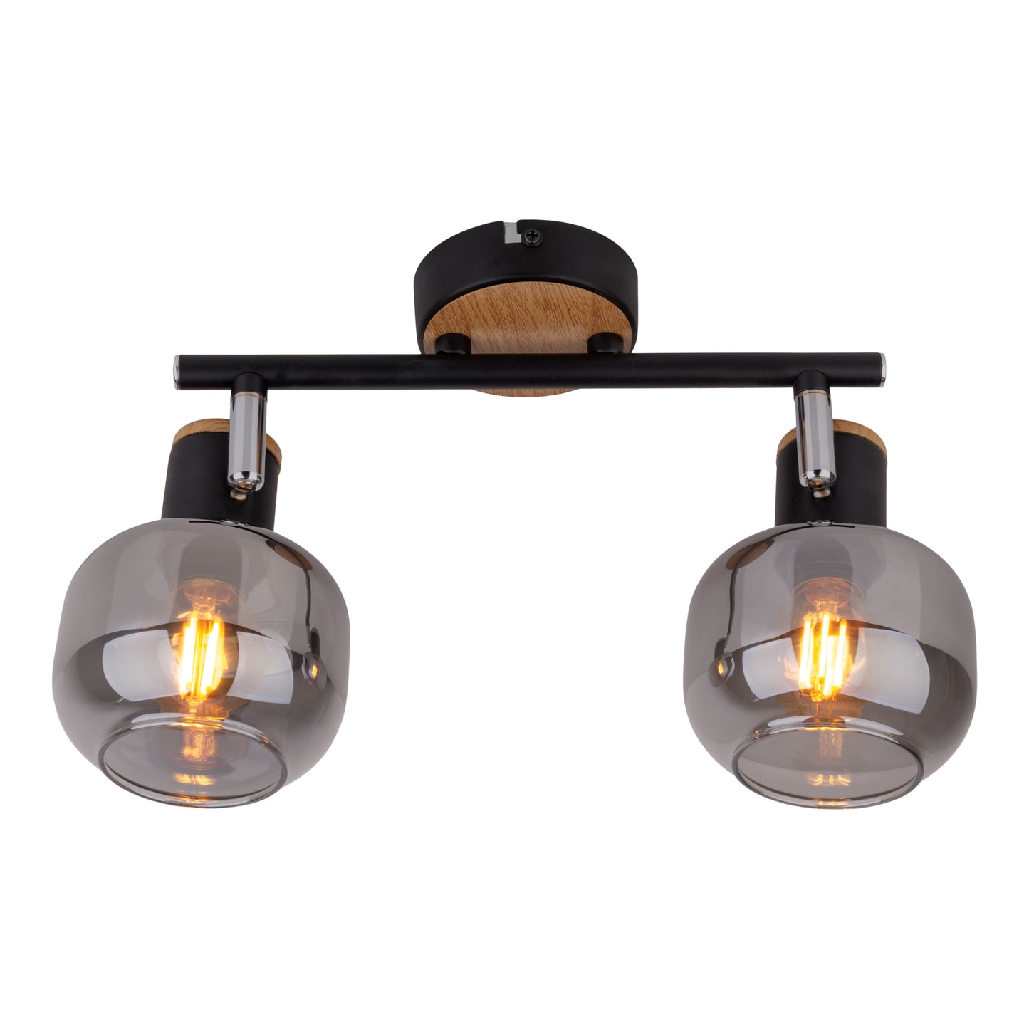 2er Spot Deckenleuchte "FUMOSO" L: 40cm