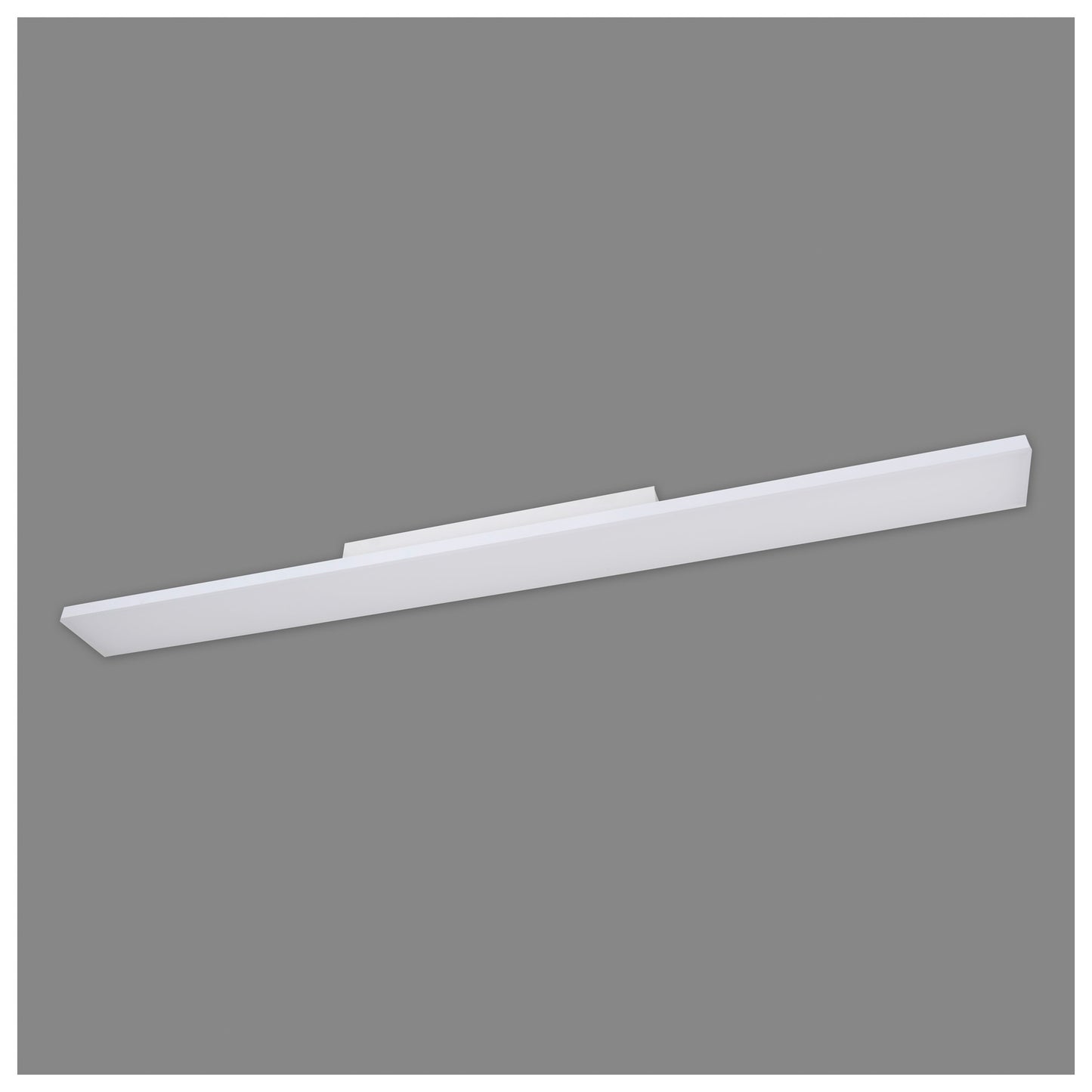 Aufbauleuchte - LED Panel-Deckenleuchte "CARENTE" l: 119,5cm rahmenlos, im Functional Style, aus Metall und Kunststoff in weiß, 119,5 x 10 x 6 cm, inkl. LED  dimmbar  CCT-Wechsler  RGB-Farbwechsler  Nachtlichtfunktion  Fernbedienung