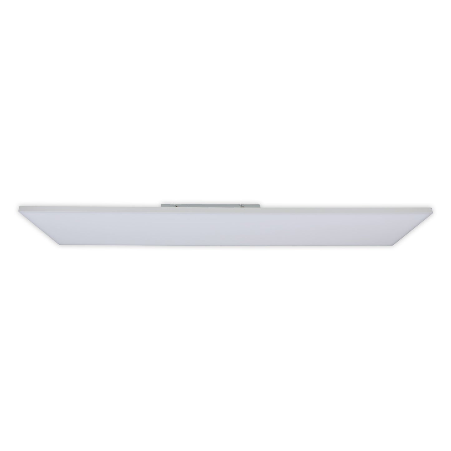 Aufbauleuchte - LED / CCT Panel-Deckenleuchte "CARENTE" L: 119,5cm - rahmenlos, im Functional Style, aus Metall und Kunststoff in weiß, 119,5 x 29,5 x 4,5 cm, inkl. LED  dimmbar  CCT-Wechsler  RGB-Farbwechsler  Nachtlichtfunktion  Fernbedienung