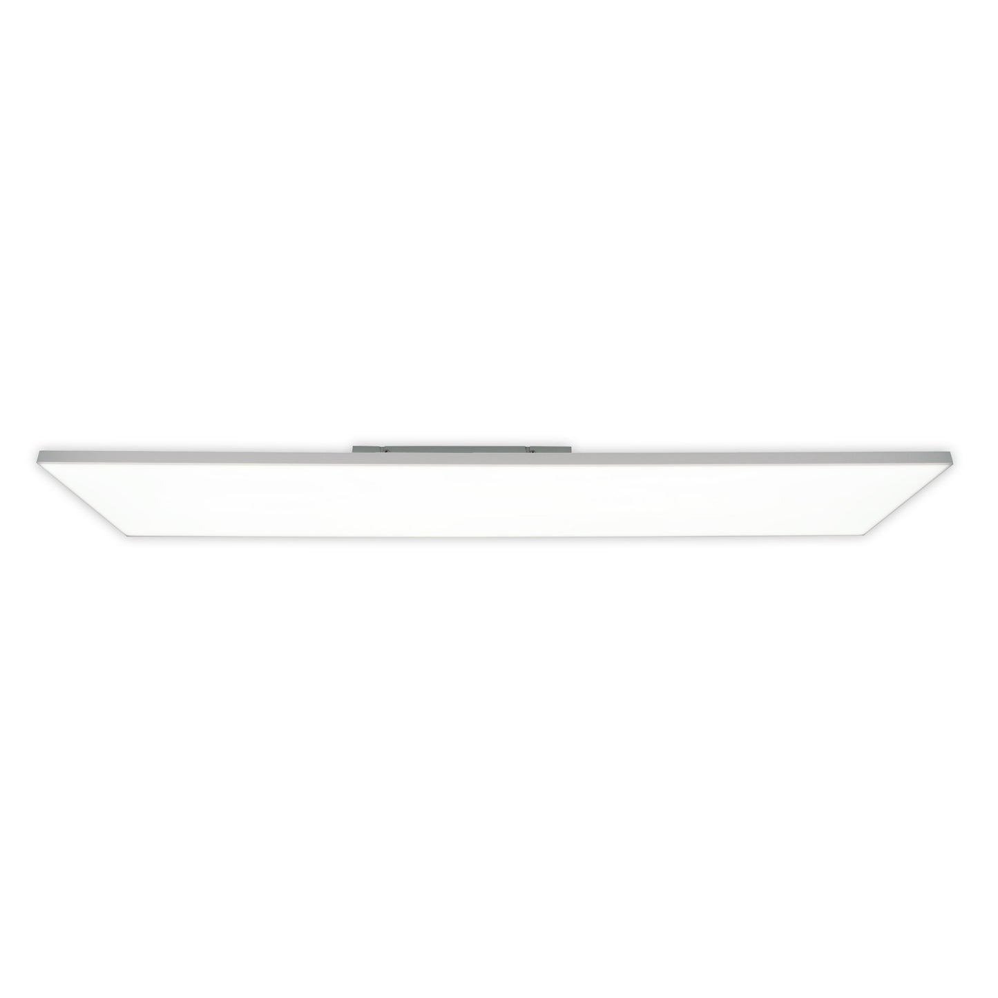 Aufbauleuchte - LED / CCT Panel-Deckenleuchte "CARENTE" L: 119,5cm - rahmenlos, im Functional Style, aus Metall und Kunststoff in weiß, 119,5 x 29,5 x 4,5 cm, inkl. LED  dimmbar  CCT-Wechsler  RGB-Farbwechsler  Nachtlichtfunktion  Fernbedienung