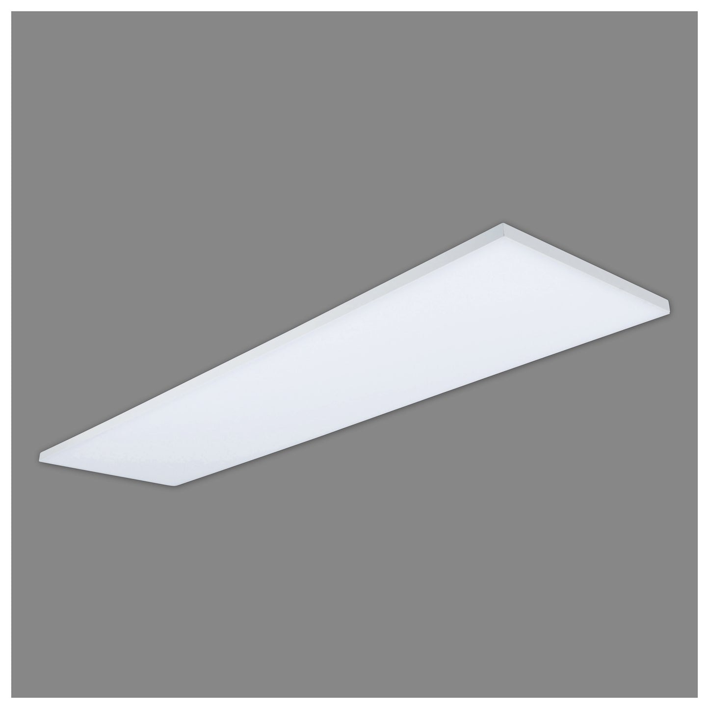 Aufbauleuchte - LED / CCT Panel-Deckenleuchte "CARENTE" L: 119,5cm - rahmenlos, im Functional Style, aus Metall und Kunststoff in weiß, 119,5 x 29,5 x 4,5 cm, inkl. LED  dimmbar  CCT-Wechsler  RGB-Farbwechsler  Nachtlichtfunktion  Fernbedienung