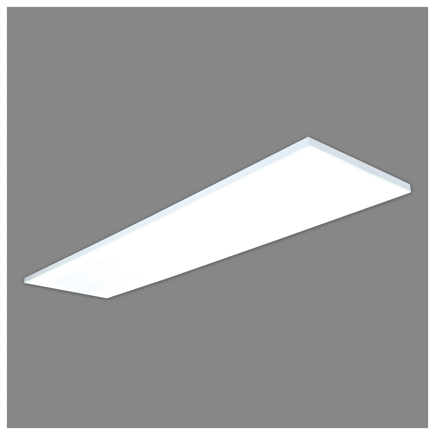 Aufbauleuchte - LED / CCT Panel-Deckenleuchte "CARENTE" L: 119,5cm - rahmenlos, im Functional Style, aus Metall und Kunststoff in weiß, 119,5 x 29,5 x 4,5 cm, inkl. LED  dimmbar  CCT-Wechsler  RGB-Farbwechsler  Nachtlichtfunktion  Fernbedienung