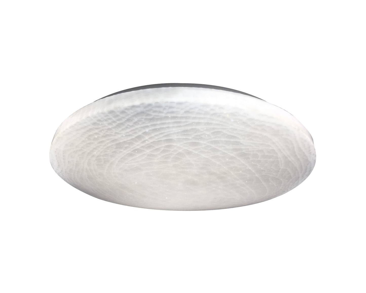 LED / CCT Deckenleuchte "POLARIS" Ø: 48cm Kristalleffekt