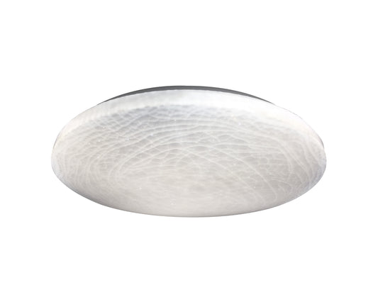 LED / CCT Deckenleuchte "POLARIS" Ø: 48cm Kristalleffekt