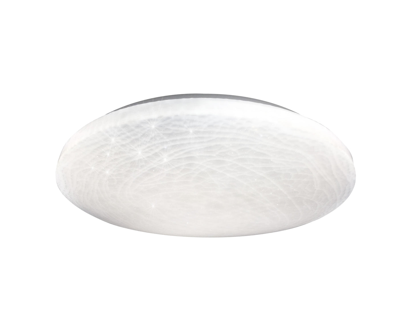 LED / CCT Deckenleuchte "POLARIS" Ø: 48cm Kristalleffekt