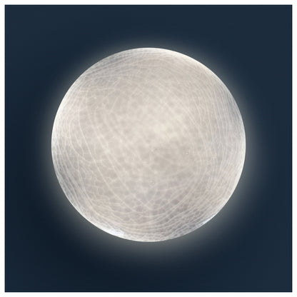 LED / CCT Deckenleuchte "POLARIS" Ø: 48cm Kristalleffekt