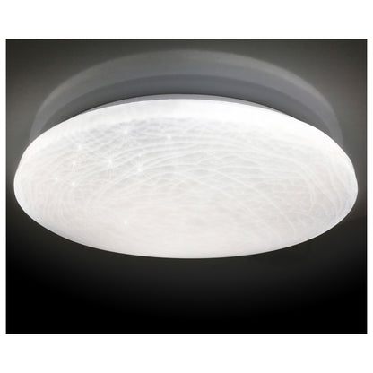 LED / CCT Deckenleuchte "POLARIS" Ø: 48cm Kristalleffekt