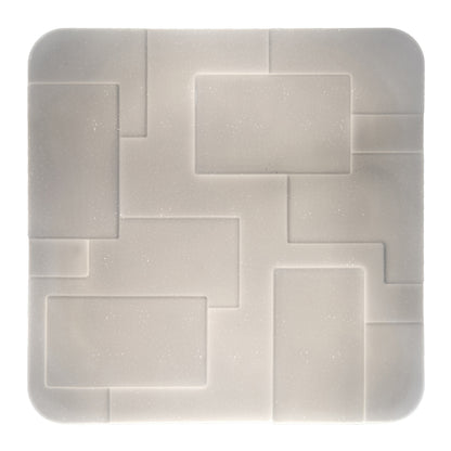 LED / CCT Deckenleuchte "LUXOR" L/B: 54cm Kristalleffekt