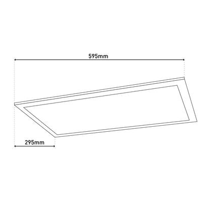LED Sensor-Panel "ALEGRE" L: 59,5cm inkl. Halterung / weiß