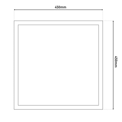 LED Sensor-Panel "ALEGRE" inkl. Halterung L/B: 45cm