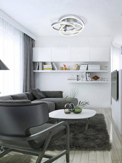 LED Deckenleuchte "DIVORA" Smart Home Ø: 58cm
