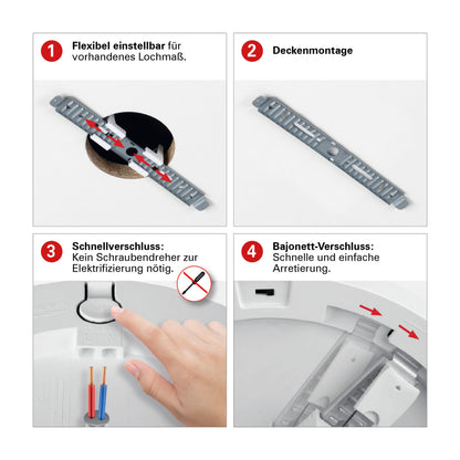 LED Deckenleuchte "BONUS" Ø: 17cm