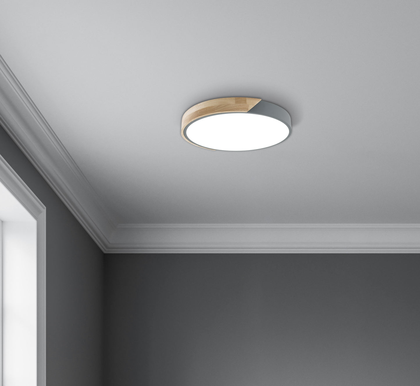 LED Deckenleuchte "BORNEO" L: 32cm