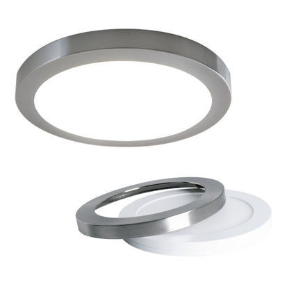 LED / CCT Deckenleuchte "BONUS" Ø: 22,5cm chrom