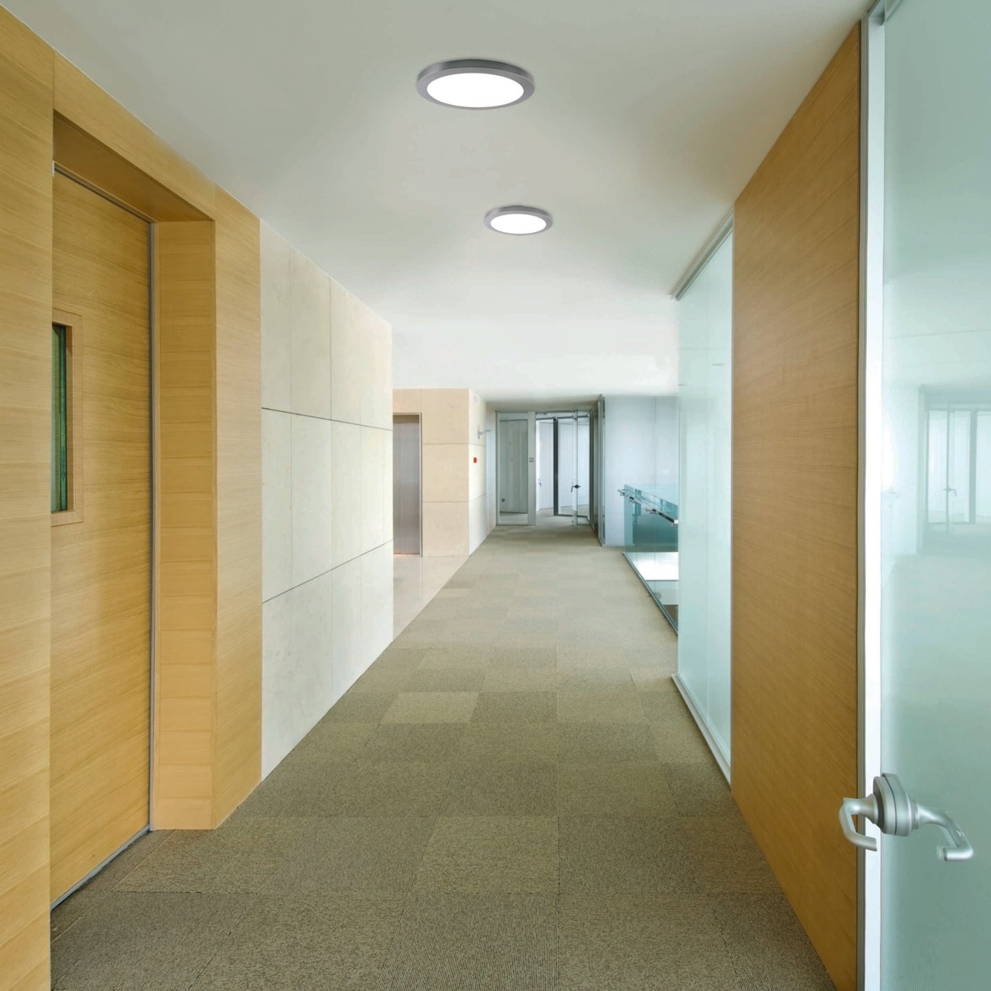 LED / CCT Deckenleuchte "BONUS" Ø: 22,5cm chrom